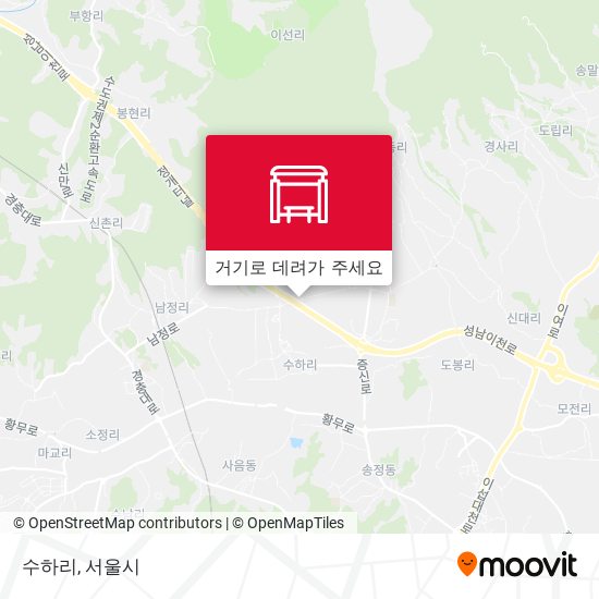 수하리 지도