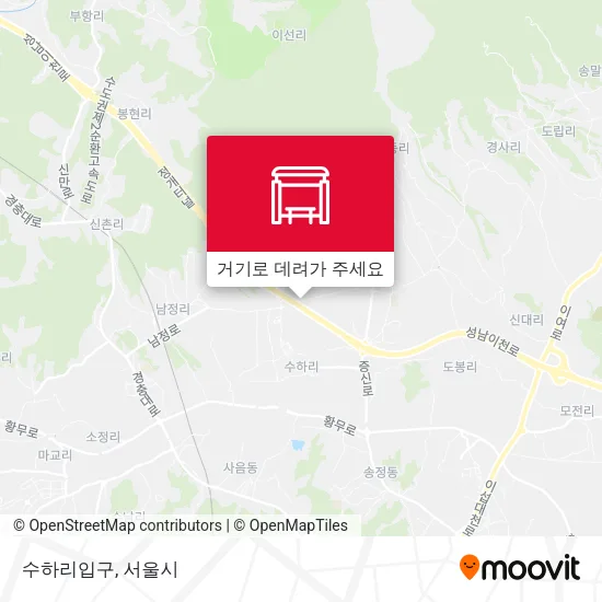 수하리입구 지도
