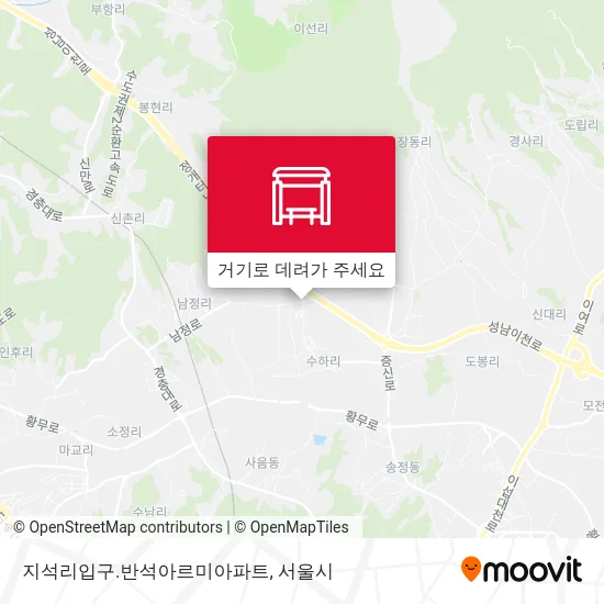 지석리입구.반석아르미아파트 지도