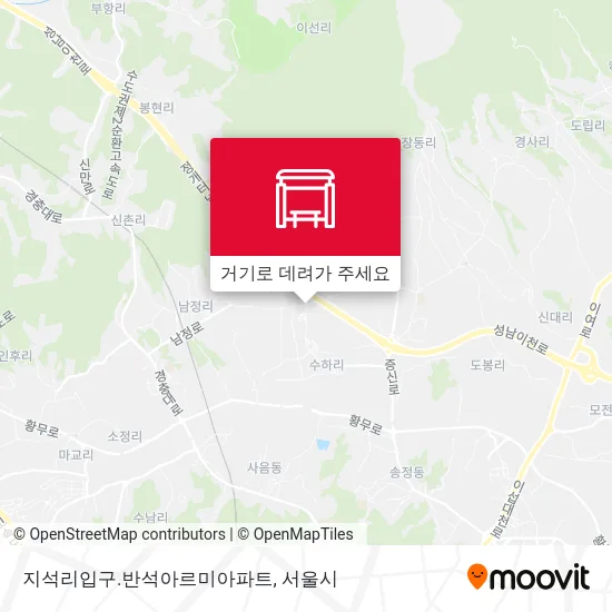 지석리입구.반석아르미아파트 지도