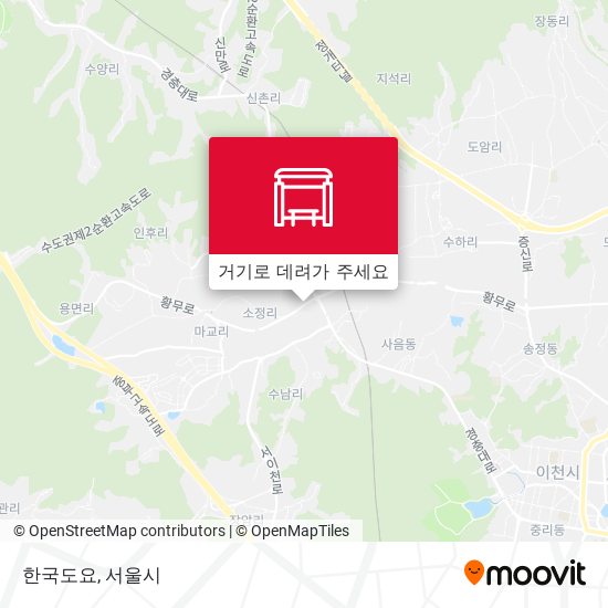 한국도요 지도