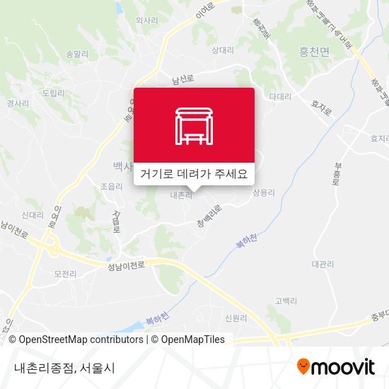 내촌리종점 지도