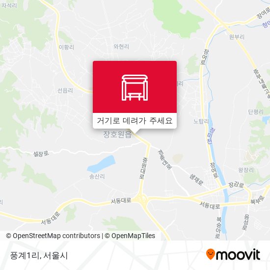 풍계1리 지도