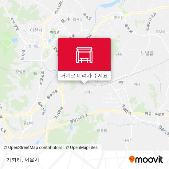 가좌리 지도