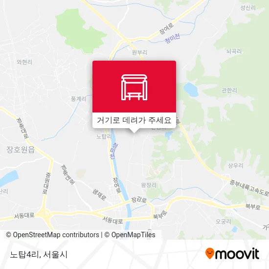 노탑4리 지도