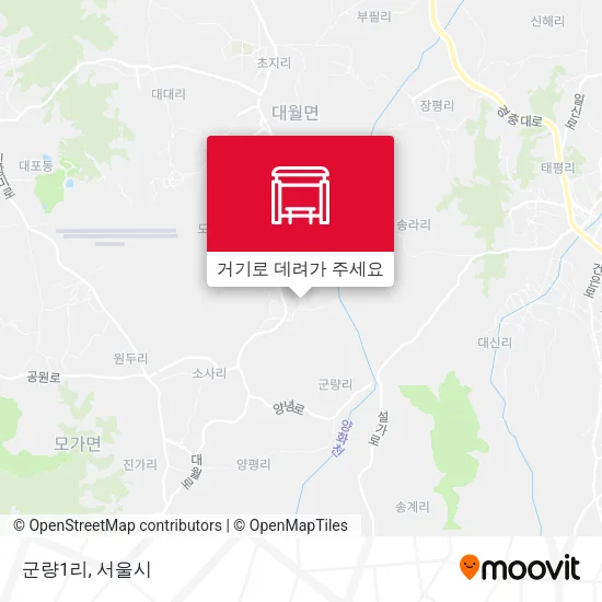 군량1리 지도