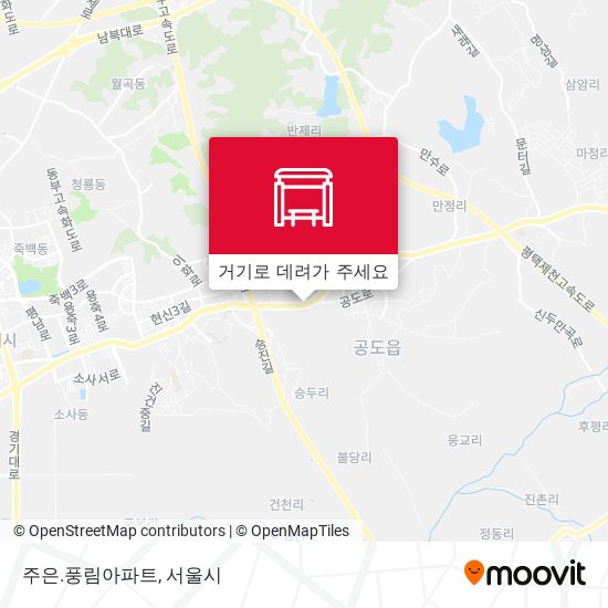 주은.풍림아파트 지도