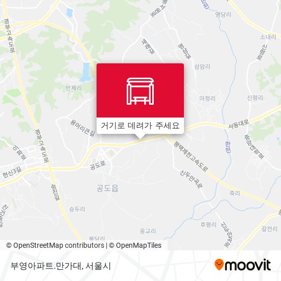 부영아파트.만가대 지도