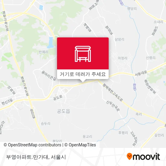 부영아파트.만가대 지도