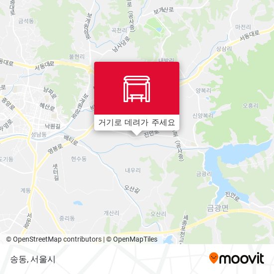 송동 지도