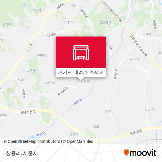 상용리 지도