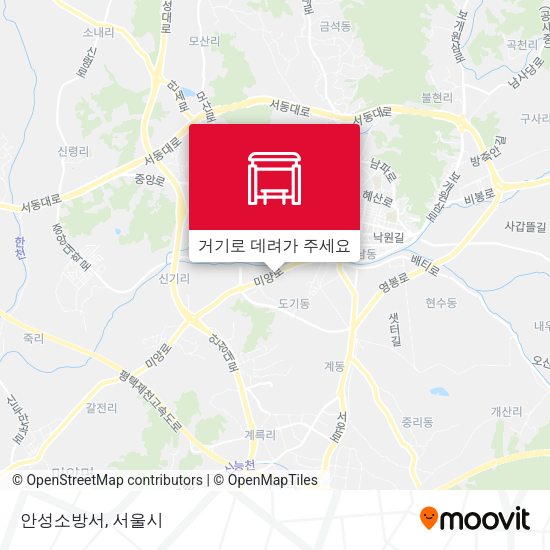 안성소방서 지도