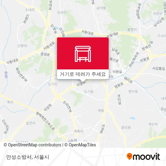 안성소방서 지도