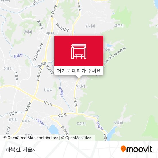 하북산 지도
