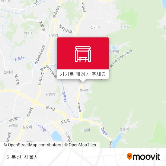 하북산 지도