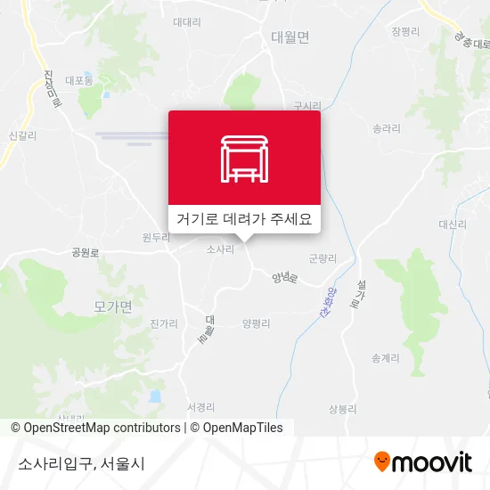 소사리입구 지도