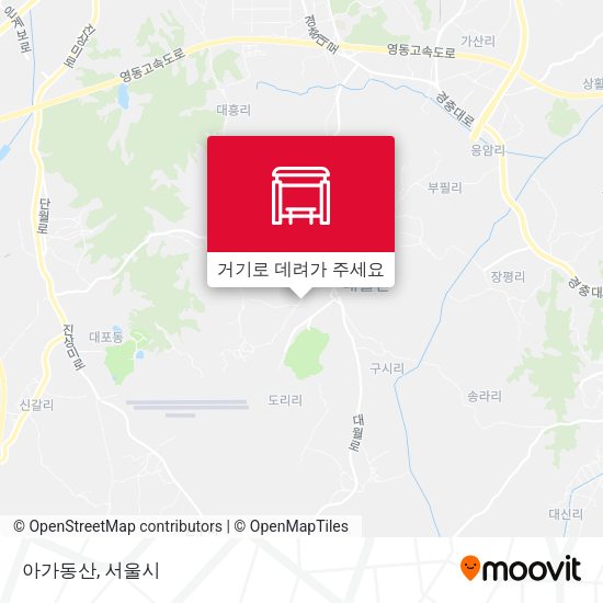 아가동산 지도