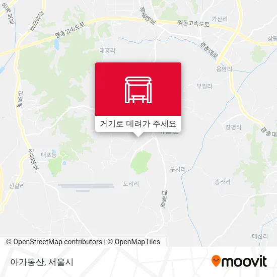 아가동산 지도