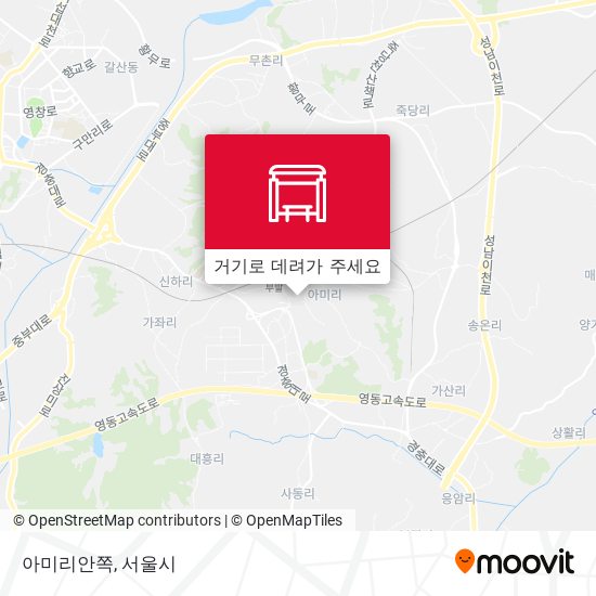 아미리안쪽 지도