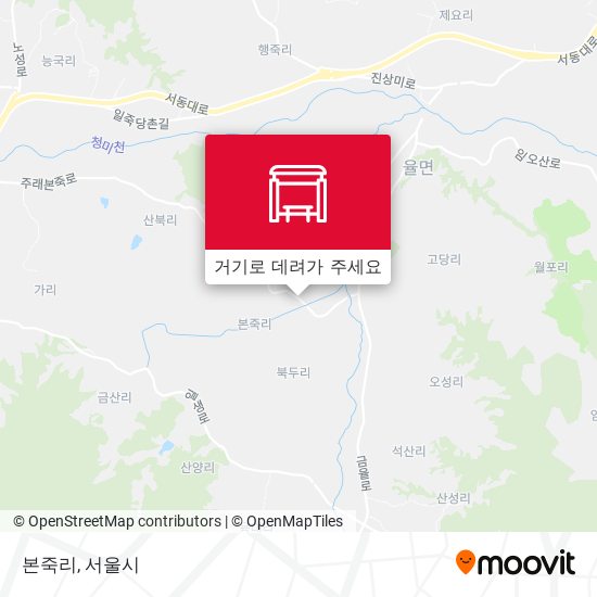 본죽리 지도