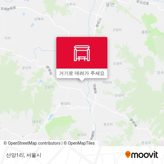 산양1리 지도