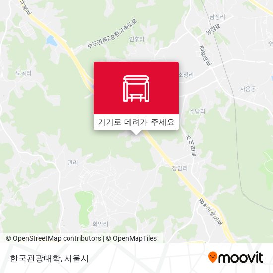 한국관광대학 지도