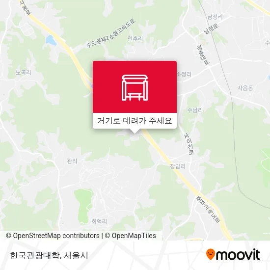 한국관광대학 지도