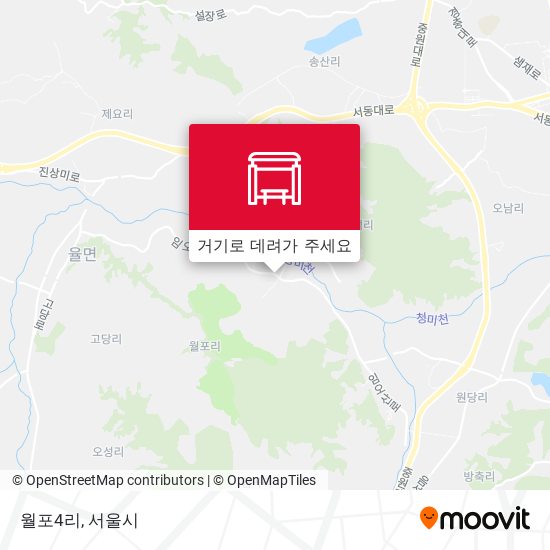 월포4리 지도
