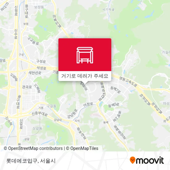 롯데에코입구 지도