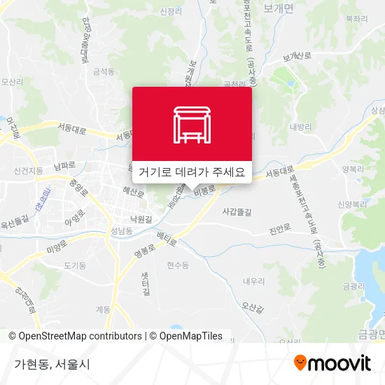 가현동 지도