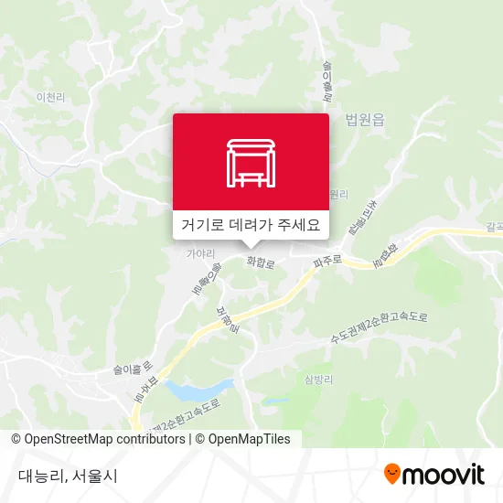 대능리 지도
