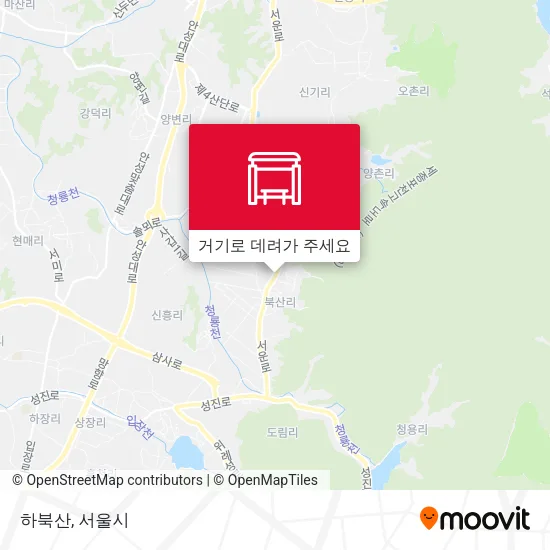하북산 지도