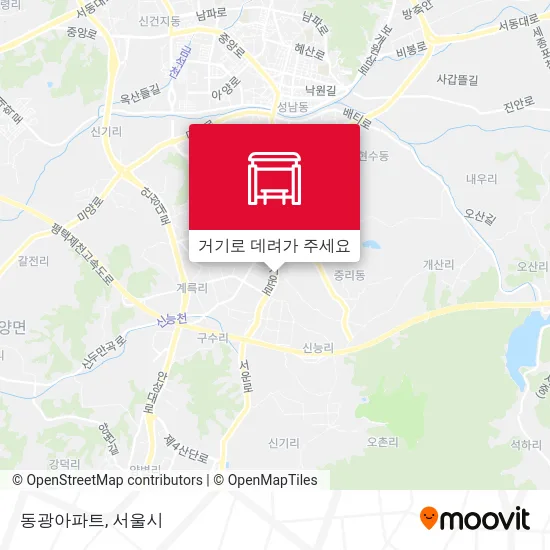 동광아파트 지도