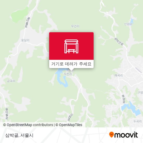 삼박골 지도
