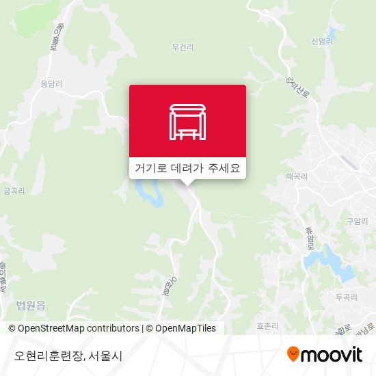 오현리훈련장 지도