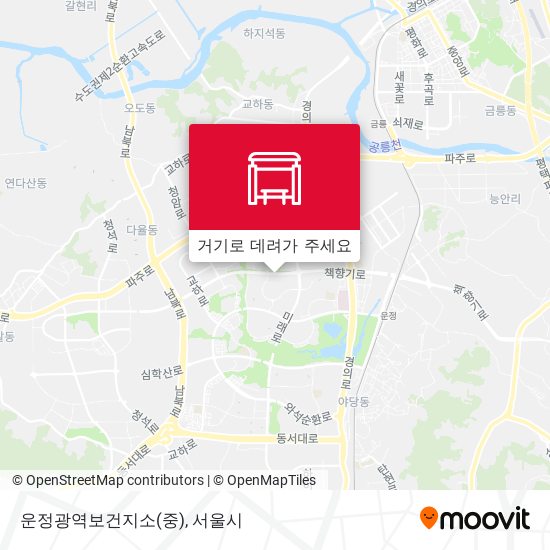 운정광역보건지소(중) 지도
