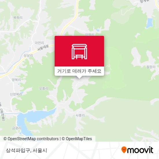 상석파입구 지도