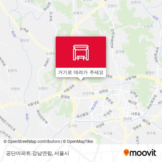 공단아파트.강남연립 지도