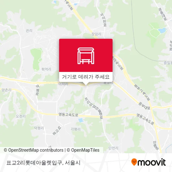 표교2리롯데아울렛입구 지도