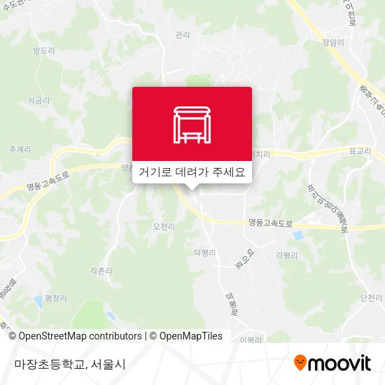 마장초등학교 지도