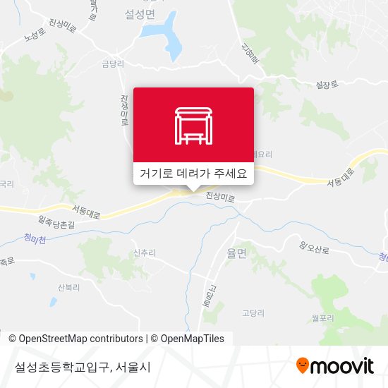 설성초등학교입구 지도