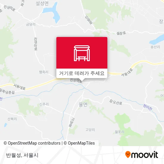 반월성 지도