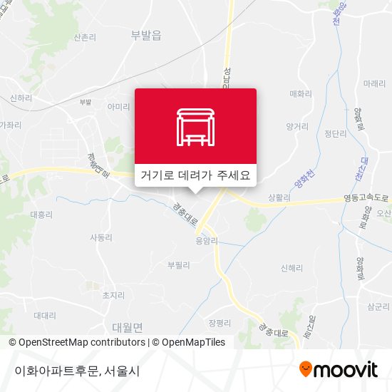 이화아파트후문 지도