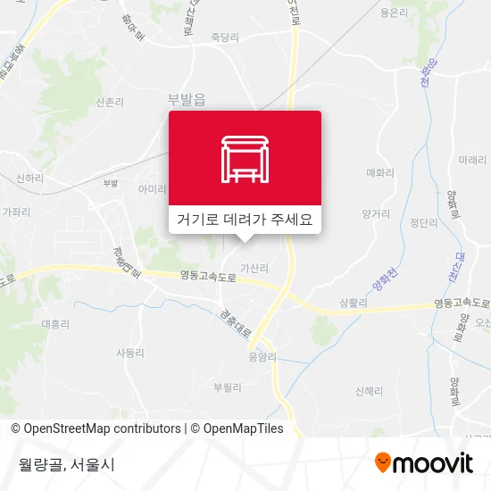 월량골 지도