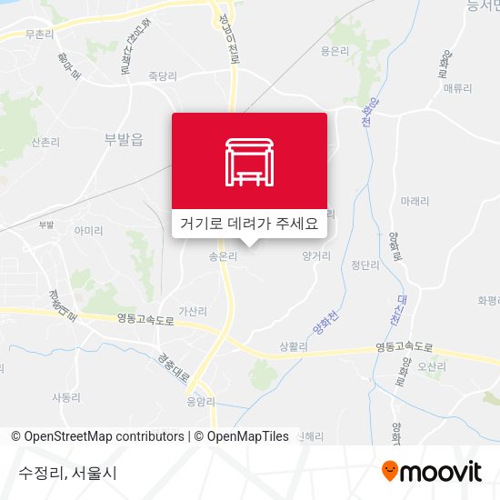 수정리 지도