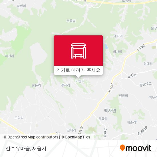 산수유마을 지도