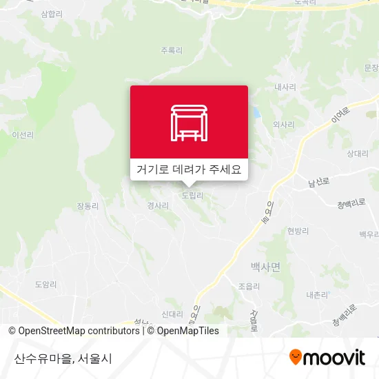 산수유마을 지도