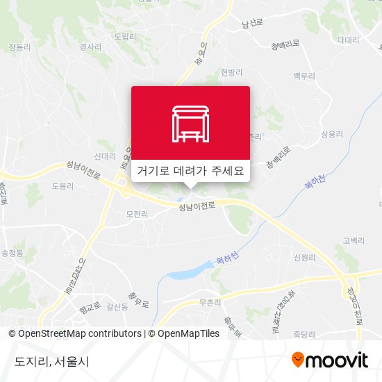 도지리 지도