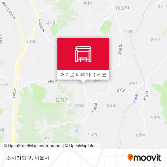 소사리입구 지도