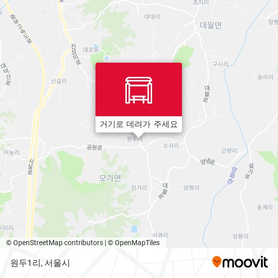 원두1리 지도